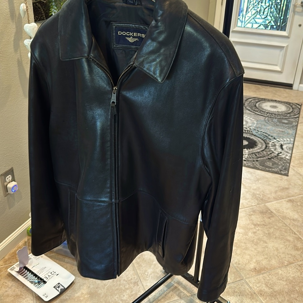 Leather jacketed